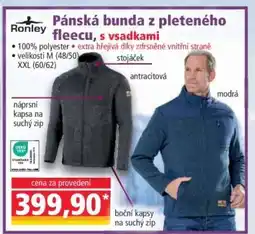 Norma Pánská bunda z pleteného fleecu, s vsadkami nabídka