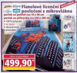 Norma Flanelové licenční povlečení z mikrovlákna nabídka