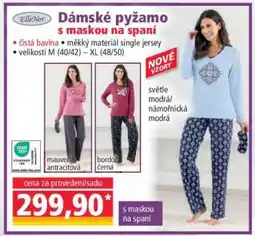 Norma Dámské pyžamo s maskou na spaní nabídka