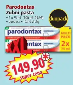 Norma Parodontax zubní pasta nabídka