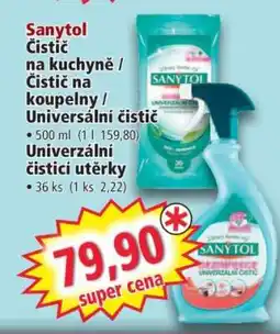 Norma Sanytol Čistič na kuchyně / Čistič na koupelny / Universální čistič nabídka