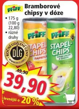 Norma Bramborové chipsy v dóze nabídka
