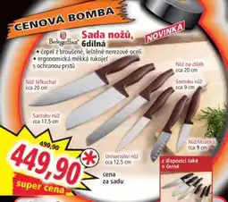 Norma Sada nožů, 6dílná nabídka
