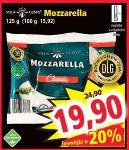 Norma Mozzarella nabídka