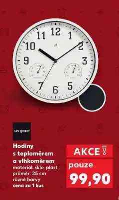 Kaufland Hodiny s teploměrem a vlhkoměrem nabídka