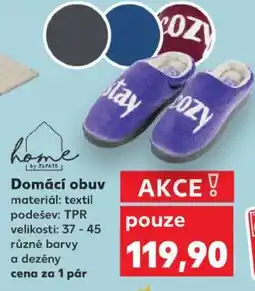 Kaufland DOMÁCÍ OBUV nabídka