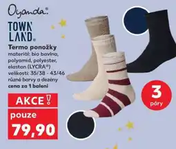 Kaufland TERMO PONOŽKY nabídka