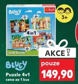 Kaufland Bluey Puzzle 4v1 nabídka