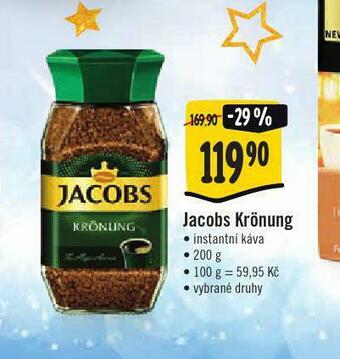 Jip Jacobs krönung instantní káva nabídka