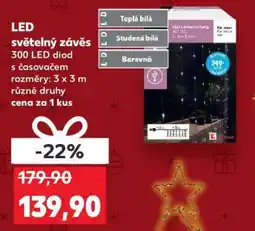 Kaufland LED Světelný závěs nabídka
