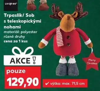 Kaufland Trpaslík/Sob s teleskopickými nohami nabídka