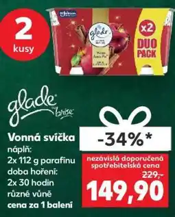 Kaufland Glade Vonná svíčka nabídka