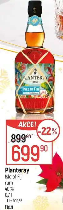 Planteray Isle of Fiji rum