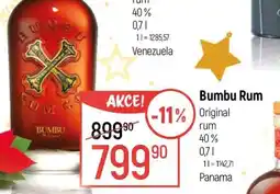 Globus Bumbu Rum nabídka