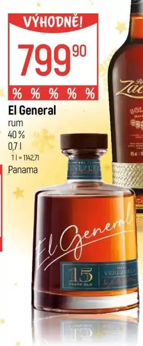 Globus EL GENERAL nabídka