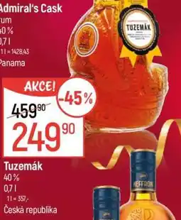Globus Admiral's Cask Tuzemák nabídka