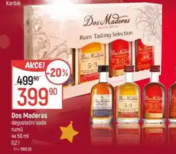 Globus Dos Maderas degustační sada rumů nabídka