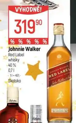 Globus Johnnie Walker Red Label nabídka