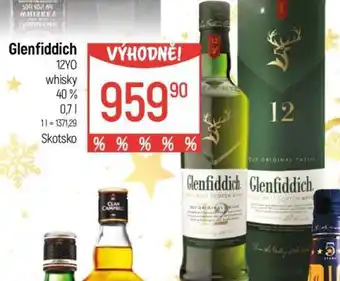 Globus GLENFIDDICH 12YO Whisky nabídka