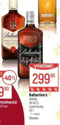Globus Ballantine’s nabídka