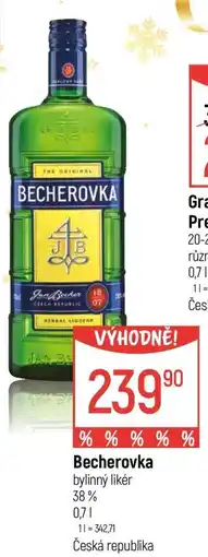 Globus Becherovka nabídka
