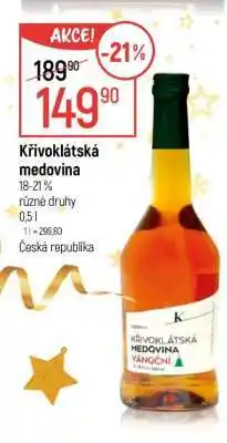 Globus Křivoklátská medovina nabídka