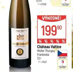 Globus Château Valtice Müller Thurgau, Frankovka nabídka
