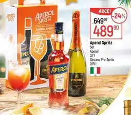 Globus Aperol Spritz nabídka