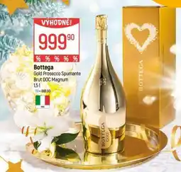 Globus Bottega Gold Prosecco Spumante Brut DOC Magnum nabídka