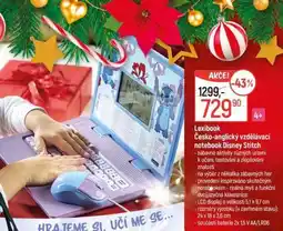 Globus Lexibook Česko-anglický vzdělávací notebook Disney Stitch nabídka