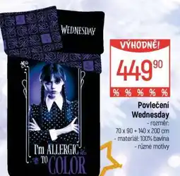 Globus Povlečení Wednesday nabídka