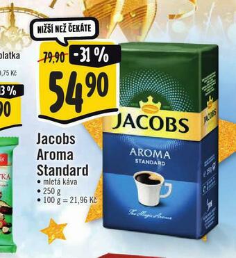 Jip Jacobs aroma standard mletá káva nabídka