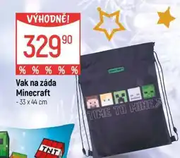 Globus Vak na záda Minecraft nabídka