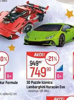 Globus 3D Puzzle Iconics: Lamborghini Huracán Evo nabídka