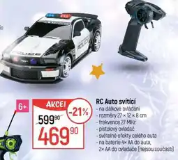 Globus RC Auto svítící nabídka