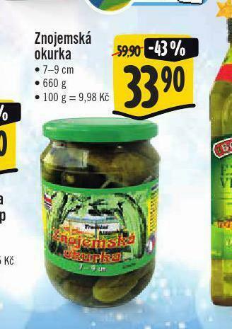 Jip Znojemská okurka nabídka