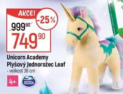 Globus Unicorn Academy Plyšový Jednorožec Leaf nabídka