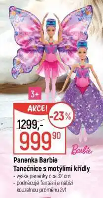 Globus Panenka Barbie Tanečnice s motýlími křídly nabídka