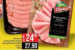 Jip Chodura Burgundská šunka nejvyšší jakosti 96% plátky nabídka