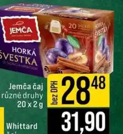 Jip Jemča čaj různé druhy nabídka
