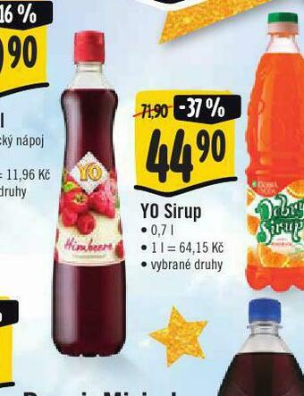 Jip Yo sirup nabídka