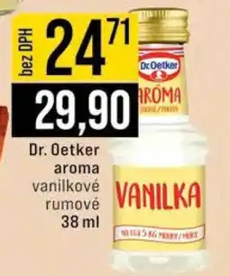 Jip Dr. Oetker aroma vanilkové rumové nabídka