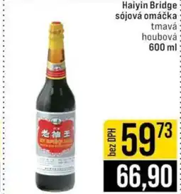 Jip Haiyin Bridge sójová omáčka tmavá houbová nabídka