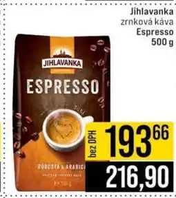 Jip JIHLAVANKA Zrnková káva Espresso nabídka