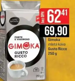 Jip Gimoka mletá káva Gusto Ricco nabídka