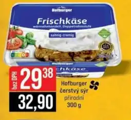 Jip Hofburger čerstvý sýr přírodní nabídka