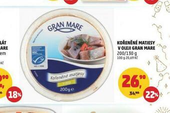 Penny Market Kořeněná matjesy v oleji gran mare nabídka