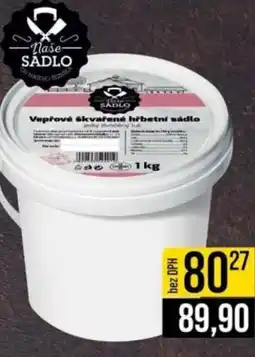 Jip Vepřové sádlo hřbetní nabídka