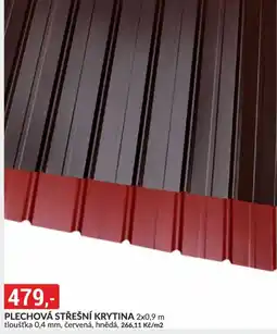 Baumax Plechová střešní krytina nabídka
