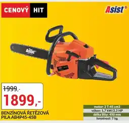 Baumax Benzínová řetězová pila ab4p45-45b nabídka